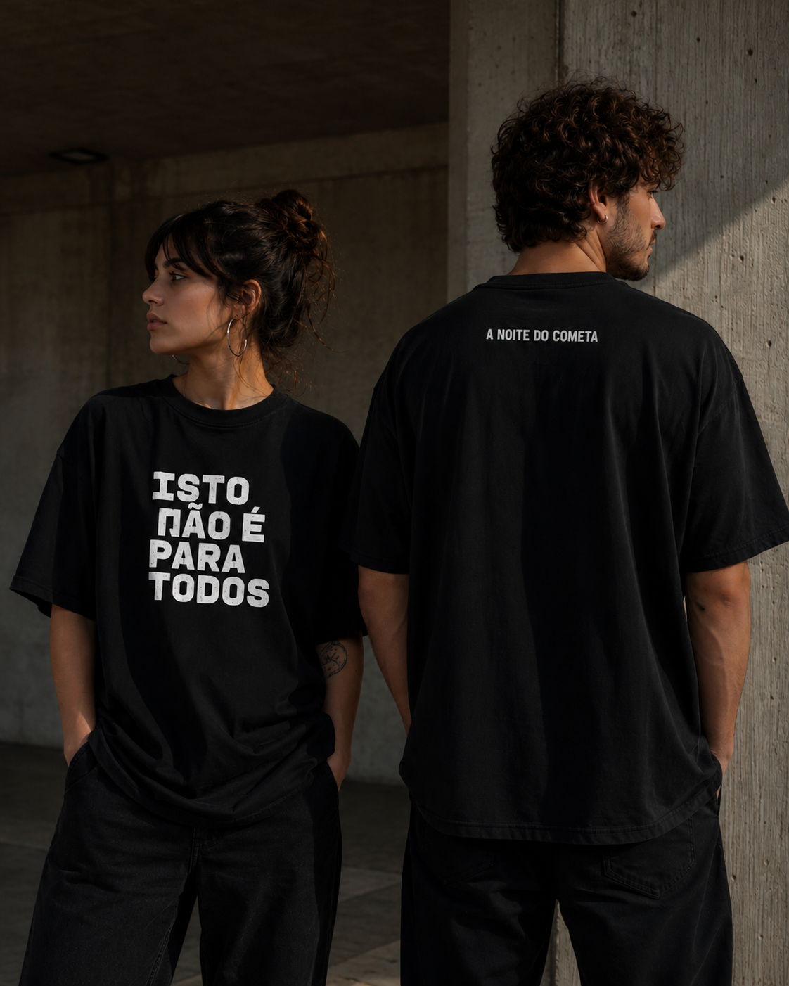T-shirt Pack Fundador — Isto não é para todos / A Noite do Cometa